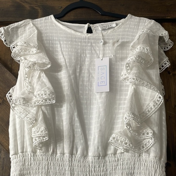 SAGE The Label Ruffled Fit & Flare Dress - Picture 6 of 8